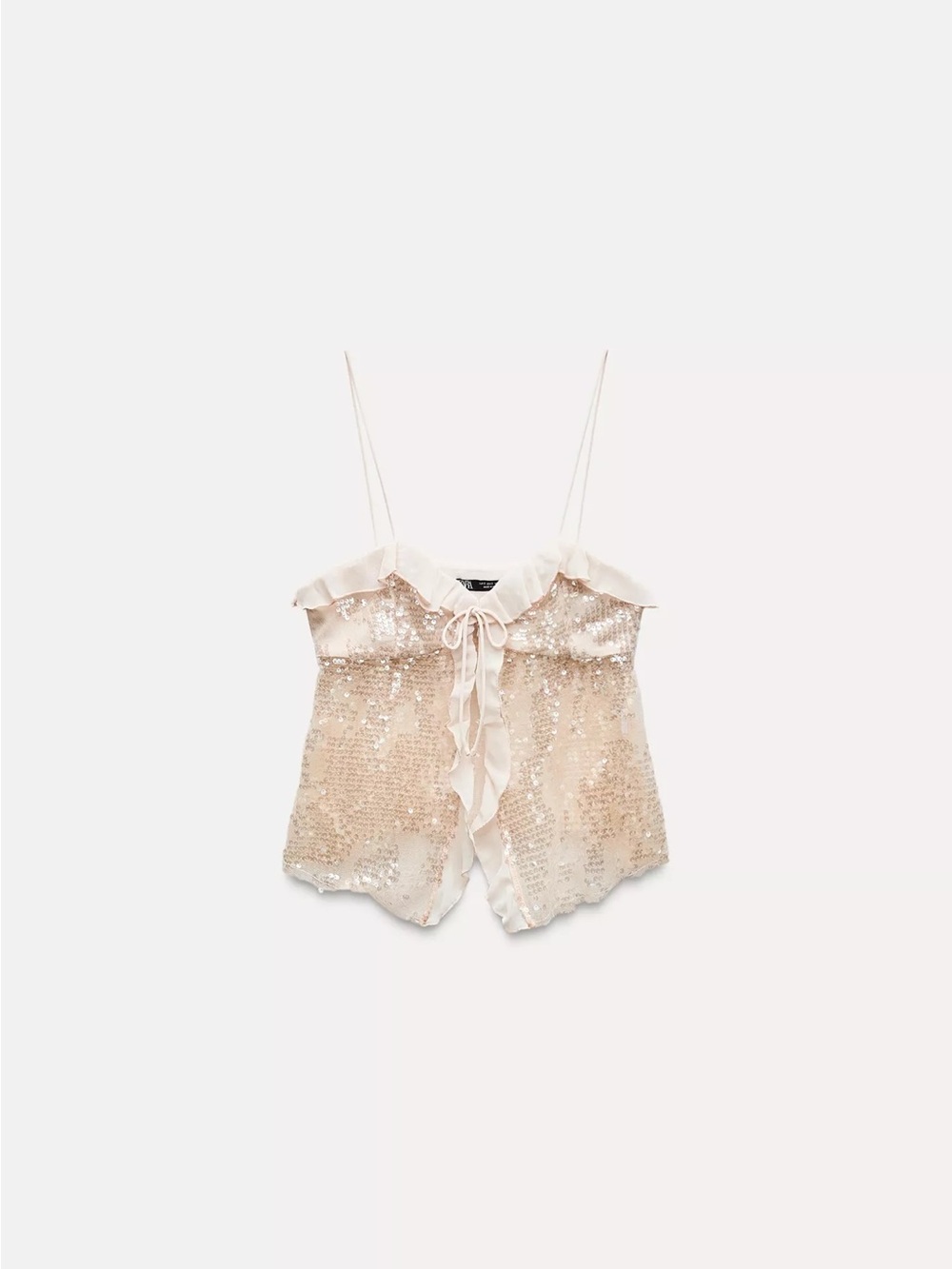 SEQUIN CAMISOLE
BEIGE-PINK - REF. 9491/887